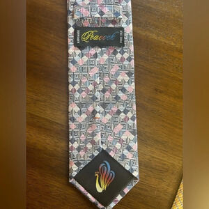 Peacock Brand Pure Silk Men’s Tie